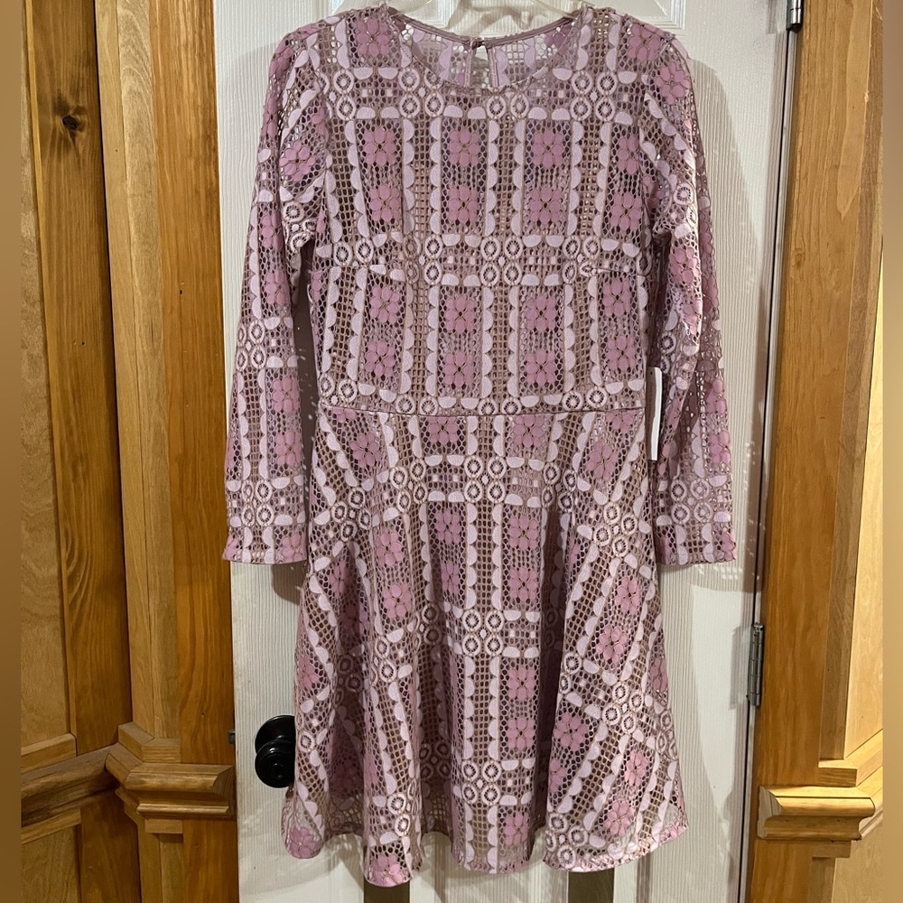 Modcloth Pink Geometric Party Dress